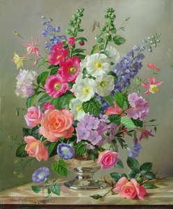 Un arreglo floral de septiembre de Albert Williams